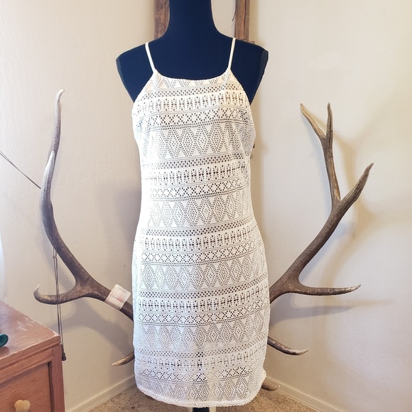 Poetry Dresses & Skirts - 5/$25 🌵Poetry Laser Cut Lace Halter Dress